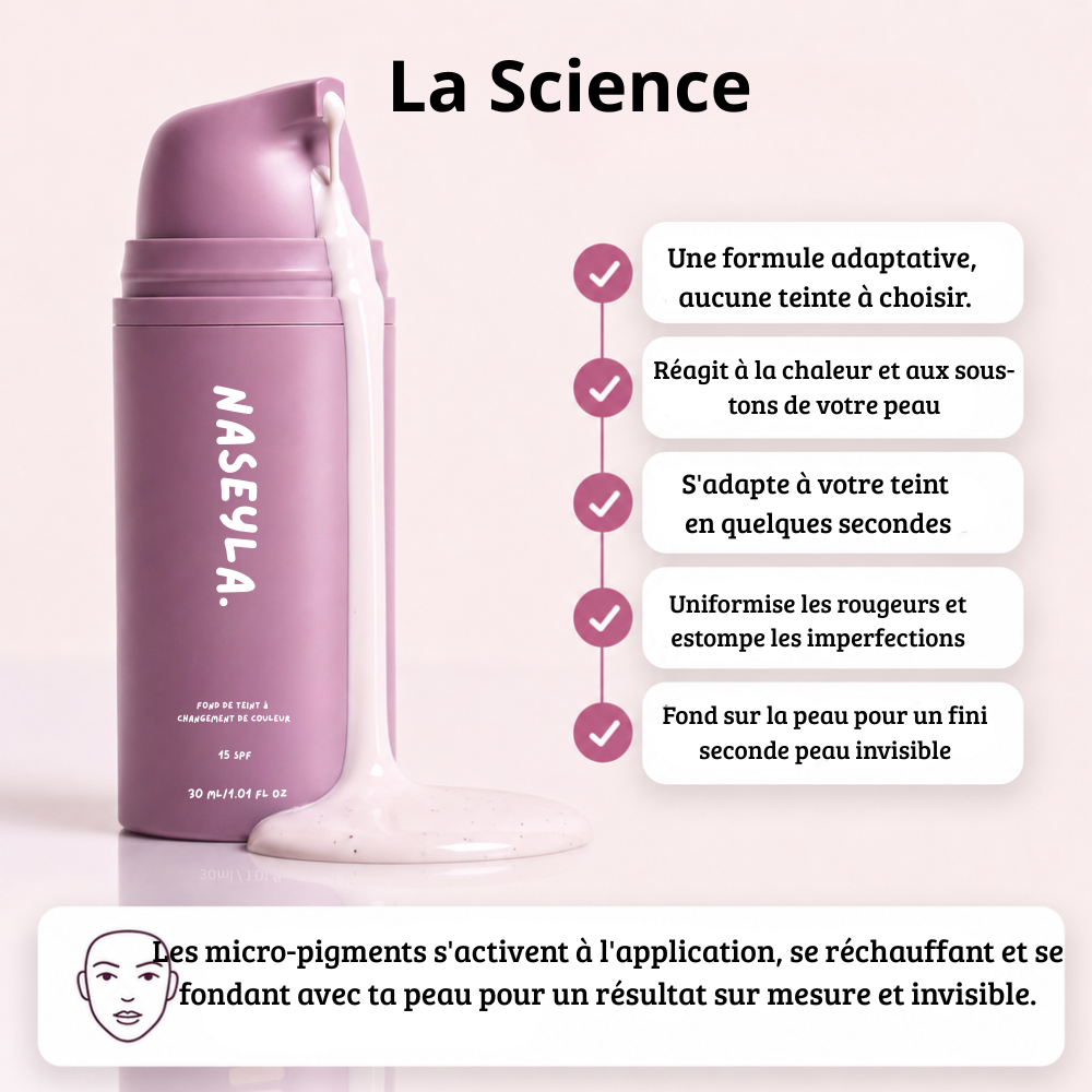Fond de teint adaptatif à effet rajeunissant